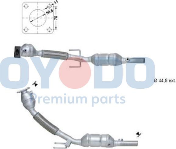 Oyodo 10N0028-OYO - Катализатор autosila-amz.com