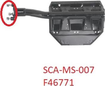 Pacol SALE-SCA-MS-007 - Держатель, брызговик autosila-amz.com