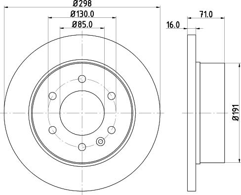 Pagid 59433 - Тормозной диск autosila-amz.com