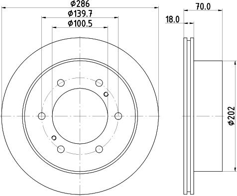 Pagid 54983 - Тормозной диск autosila-amz.com