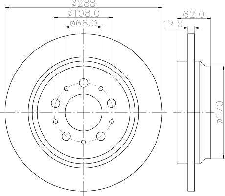 Pagid 54492 - Тормозной диск autosila-amz.com