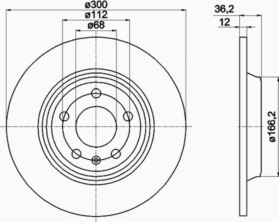 Pagid 54601PRO - Тормозной диск autosila-amz.com