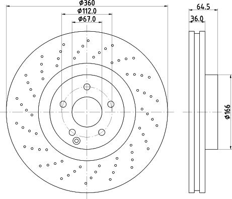 Pagid 54203 - Тормозной диск autosila-amz.com