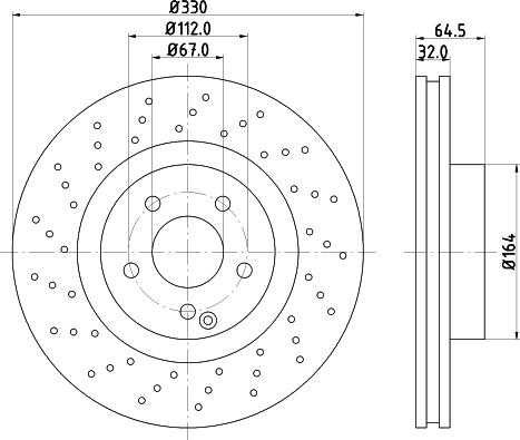 Pagid 54202 - Тормозной диск autosila-amz.com