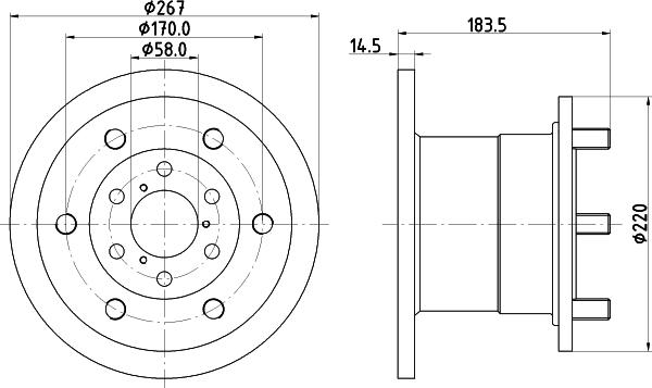 Pagid 50919 - Тормозной диск autosila-amz.com