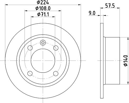 Pagid 50614 - Тормозной диск autosila-amz.com