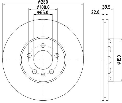 Pagid 50201 - Тормозной диск autosila-amz.com