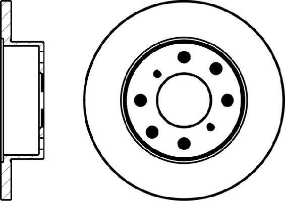 Pagid 51104 - Тормозной диск autosila-amz.com