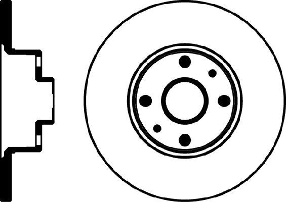 Pagid 51801 - Тормозной диск autosila-amz.com