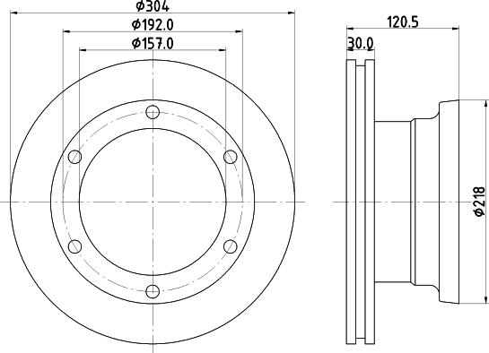 Pagid 58260 - Тормозной диск autosila-amz.com