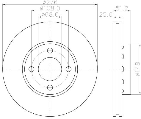 Pagid 53956 - Тормозной диск autosila-amz.com