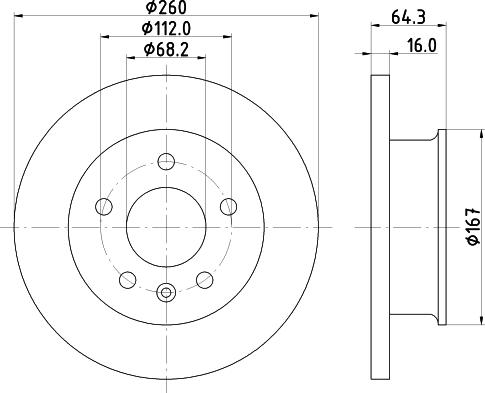 Pagid 53919 - Тормозной диск autosila-amz.com