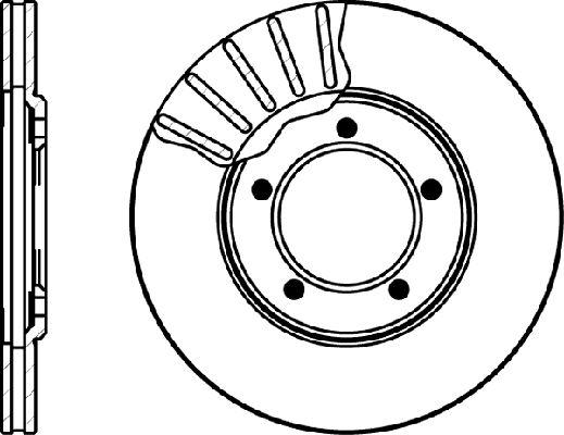 Pagid 53614 - Тормозной диск autosila-amz.com