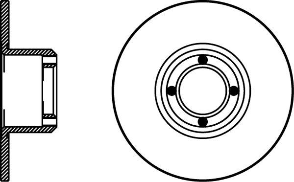 Pagid 52914 - Тормозной диск autosila-amz.com