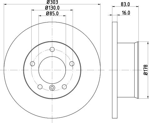 Pagid 52112 - Тормозной диск autosila-amz.com