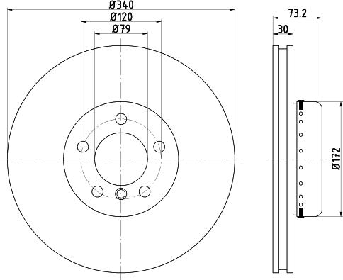 Pagid 65144 - Тормозной диск autosila-amz.com