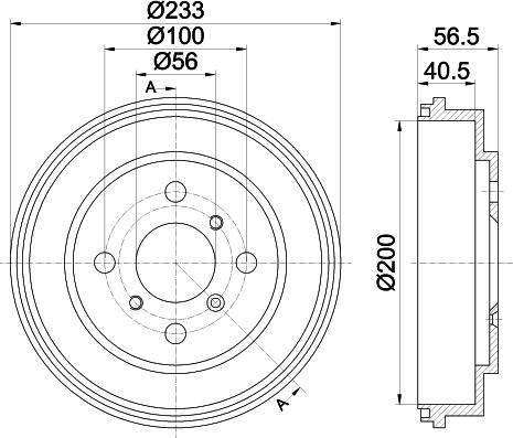 Pagid 61330 - Тормозной барабан autosila-amz.com