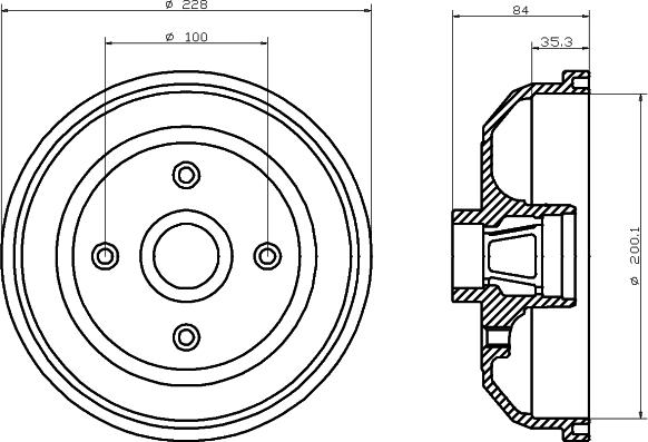 Pagid 62931 - Тормозной барабан autosila-amz.com