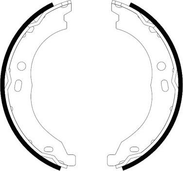 Pagid H9925 - Комплект тормозов, ручник, парковка autosila-amz.com