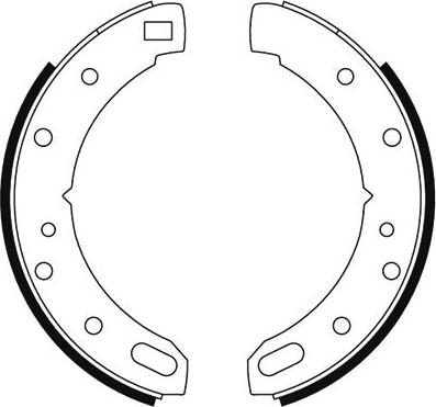 Pagid H1694 - Комплект тормозов, ручник, парковка autosila-amz.com