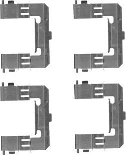 Pagid K0352 - Комплектующие для колодок дискового тормоза autosila-amz.com