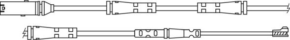 Pagid P8728 - Сигнализатор, износ тормозных колодок autosila-amz.com