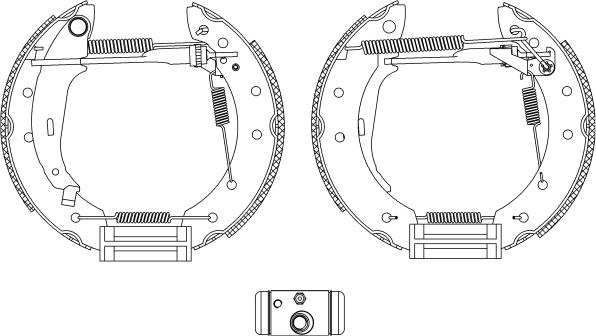 Pagid R1294 - Комплект тормозных колодок, барабанные autosila-amz.com