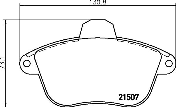 Pagid T9018 - Тормозные колодки, дисковые, комплект autosila-amz.com