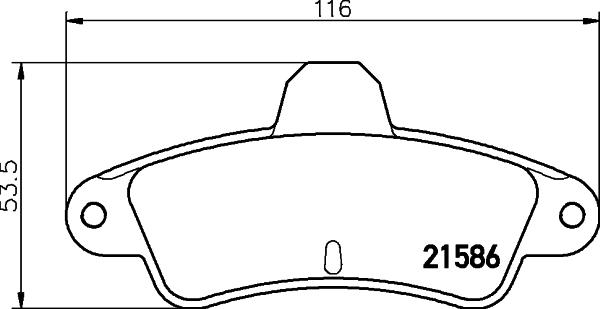 Pagid T9027 - Тормозные колодки, дисковые, комплект autosila-amz.com