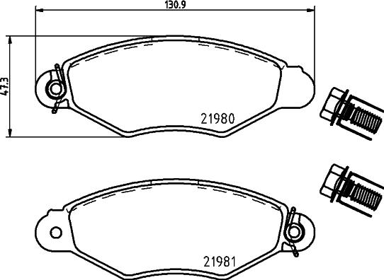 Pagid T9073 - Тормозные колодки, дисковые, комплект autosila-amz.com