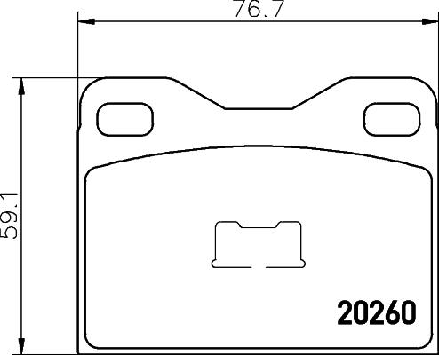 Pagid T4081 - Тормозные колодки, дисковые, комплект autosila-amz.com