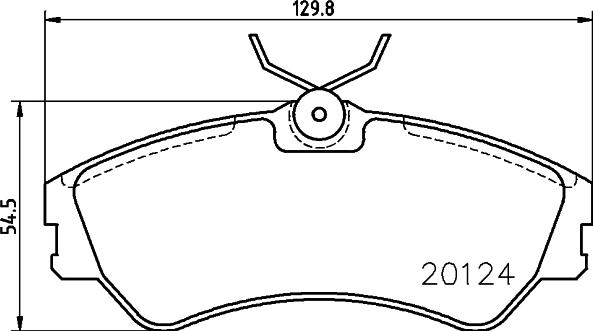 Pagid T5048 - Тормозные колодки, дисковые, комплект autosila-amz.com