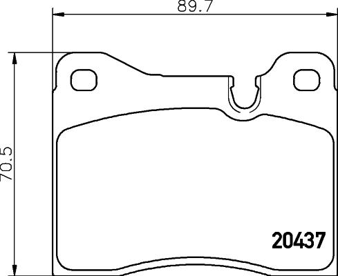 Pagid T0494 - Тормозные колодки, дисковые, комплект autosila-amz.com