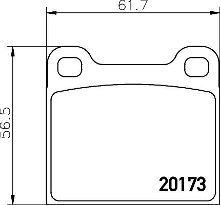 Pagid T0405 - Тормозные колодки, дисковые, комплект autosila-amz.com