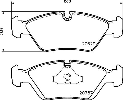 Pagid T0413 - Тормозные колодки, дисковые, комплект autosila-amz.com