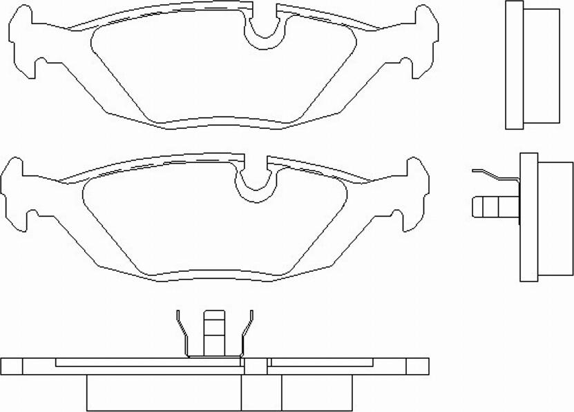 Pagid T0412 - Тормозные колодки, дисковые, комплект autosila-amz.com