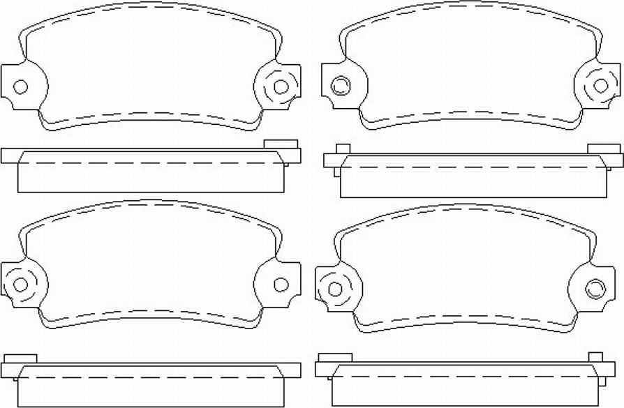 Pagid T0697 - Тормозные колодки, дисковые, комплект autosila-amz.com