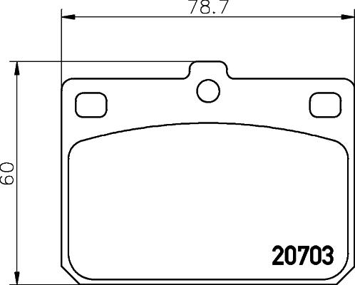 Pagid T0843 - Тормозные колодки, дисковые, комплект autosila-amz.com