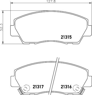 Pagid T1946 - Тормозные колодки, дисковые, комплект autosila-amz.com