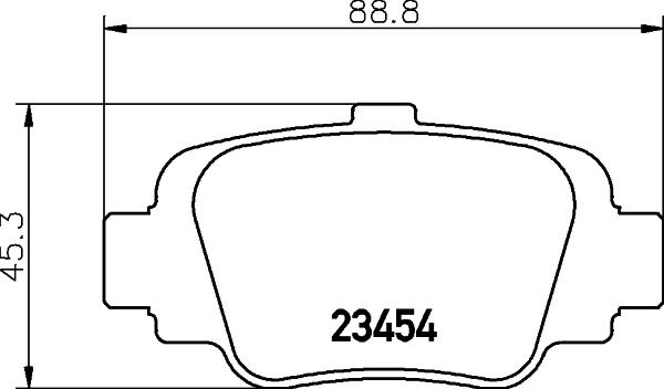 BOSCH BP941 - Тормозные колодки, дисковые, комплект autosila-amz.com