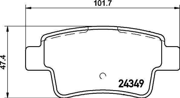 Pagid T1604 - Тормозные колодки, дисковые, комплект autosila-amz.com