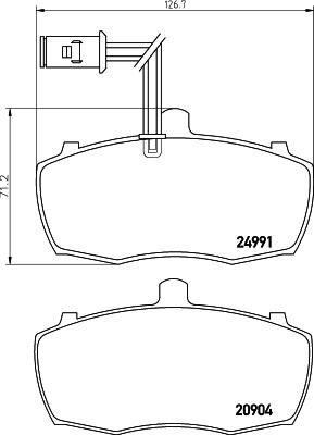 Pagid T1885 - Тормозные колодки, дисковые, комплект autosila-amz.com