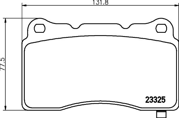 Pagid T1830 - Тормозные колодки, дисковые, комплект autosila-amz.com