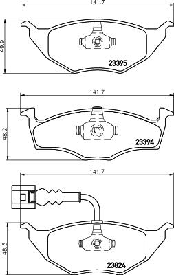 Pagid T1204 - Тормозные колодки, дисковые, комплект autosila-amz.com