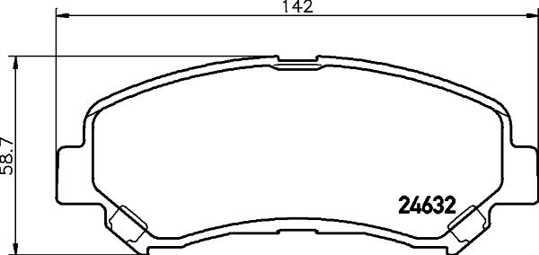 Pagid T1751 - Тормозные колодки, дисковые, комплект autosila-amz.com