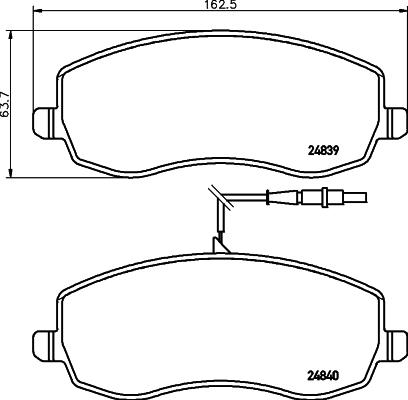 Pagid T1761 - Тормозные колодки, дисковые, комплект autosila-amz.com