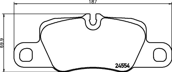 Pagid T1785 - Тормозные колодки, дисковые, комплект autosila-amz.com