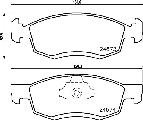 Pagid T1772 - Тормозные колодки, дисковые, комплект autosila-amz.com