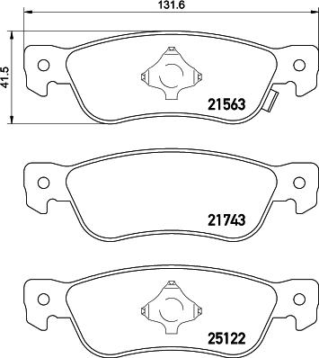 Pagid T3029 - Тормозные колодки, дисковые, комплект autosila-amz.com