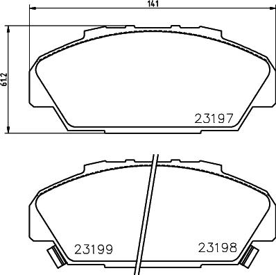 Pagid T3070 - Тормозные колодки, дисковые, комплект autosila-amz.com